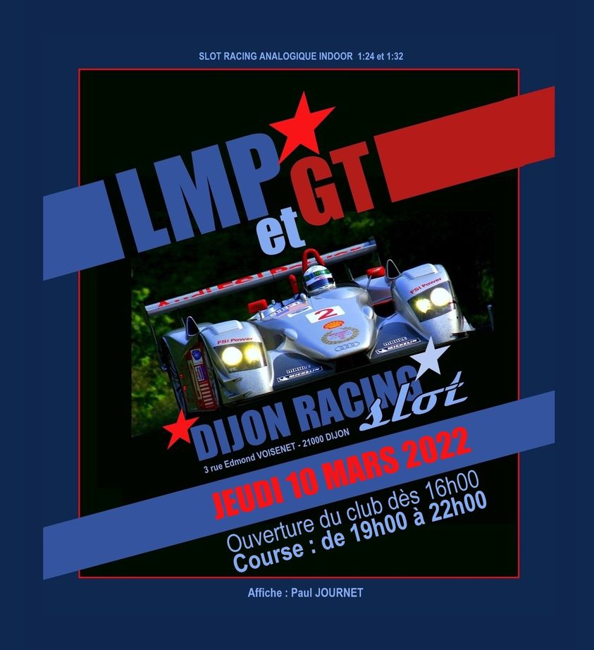 LMP & GT Dijon Racing Slot